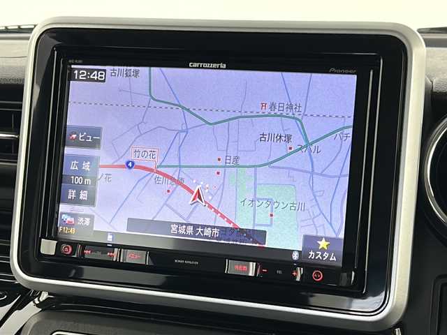 スズキ スペーシア カスタム HYBRID XS 宮城県 2018(平30)年 4.6万km ムーンライトバイオレットPM 社外8インチナビ/・フルセグTV/・BT.CD/DVD.SD/両側パワースライドドア/バックカメラ/ハーフレザー/シートヒーター（D）/LEDヘッドライト/LEDフォグ/ドライブレコーダー（Fのみ）/ETC/ステアリングスイッチ/純正AW/社外フロアマット/スマートキー×2