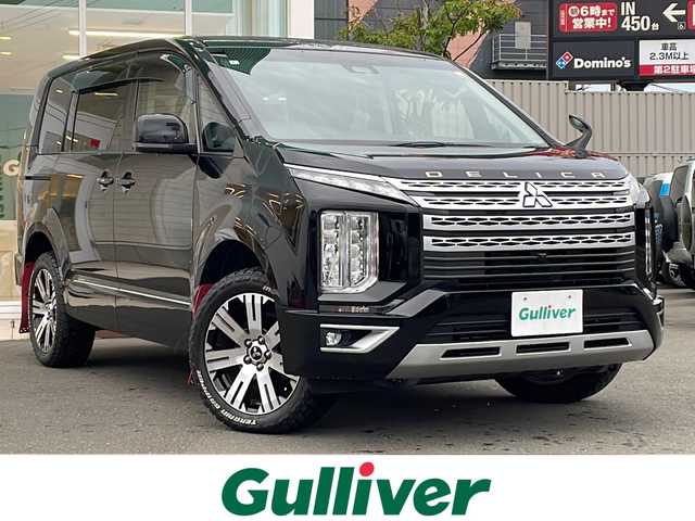 三菱 デリカＤ：５ G パワーパッケージ 道央・札幌 2020(令2)年 4.4万km ダイヤモンドブラックマイカ ・4WD/・衝突軽減ブレーキ/・両側パワースライドドア/・SD社外ナビ/CD&DVD&SD&BT&フルセグTV/・バックカメラ/・フリップダウンモニター/・パワーバックドア/・パワーシート(運転席のみ)/・助手席側オートロングステップ/・ウォークスルー/・ドライブレコーダー(前方のみ)/・横滑り防止装置/・ETC/・アイドリングストップ/・クルーズコントロール(追従走行あり)/・前席シートヒーター/・前席バニティミラー(両側ライト付)/・パドルシフト/・100V充電(後席のみ)/・前席AAC後席AC/・スペアキー1本/・スマートキー/・ドアバイザー/・オートライト/・オートマチックハイビーム/・レーンキープアシスト/・プッシュスタート/・パワーウィンドウ/・フォグランプ/・ウィンカーミラー