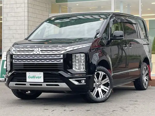 三菱 デリカＤ：５ G パワーパッケージ 道央・札幌 2020(令2)年 4.4万km ダイヤモンドブラックマイカ ・4WD/・衝突軽減ブレーキ/・両側パワースライドドア/・SD社外ナビ/CD&DVD&SD&BT&フルセグTV/・バックカメラ/・フリップダウンモニター/・パワーバックドア/・パワーシート(運転席のみ)/・助手席側オートロングステップ/・ウォークスルー/・ドライブレコーダー(前方のみ)/・横滑り防止装置/・ETC/・アイドリングストップ/・クルーズコントロール(追従走行あり)/・前席シートヒーター/・前席バニティミラー(両側ライト付)/・パドルシフト/・100V充電(後席のみ)/・前席AAC後席AC/・スペアキー1本/・スマートキー/・ドアバイザー/・オートライト/・オートマチックハイビーム/・レーンキープアシスト/・プッシュスタート/・パワーウィンドウ/・フォグランプ/・ウィンカーミラー