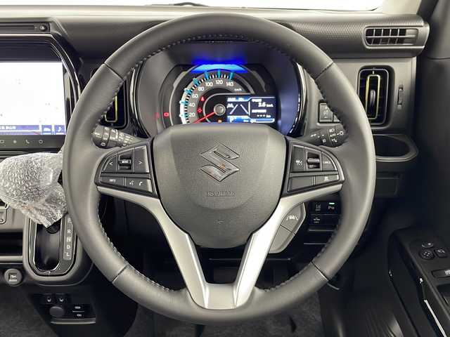 スズキ ハスラー HYBRID X 埼玉県 2025(令7)年 0.1千km クールカーキパールメタリック/ソフトベージュメタリック 届出済未使用車　/純正ナビ　/全方位カメラ　/前席シートヒーター　/レーダークルーズコントロール　/レーンキープアシスト　/衝突軽減システム　/純正１５インチアルミホイール　/ＬＥＤヘッドライト　/ＬＥＤフォグランプ/アイドリングストップ/スマートキー/前後コーナーセンサー