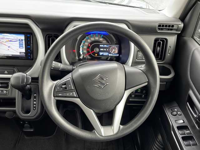 スズキ ハスラー HYBRID G 新潟県 2022(令4)年 2.1万km クールカーキPM DVDナビ/フルセグテレビ/ナビ（Bluetooth/DTV/FM/AM）/アイドリングストップ/ドライブレコーダー/プッシュスタート/ドアバイザー/ETC/HIDライト/前席シートヒーター/オートライト/衝突軽減ブレーキ/シガーソケット