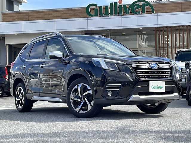 スバル フォレスター ハイブリッド アドバンス 沖縄県 2022(令4)年 2.6万km クリスタルブラックシリカ １０．１インチディスプレイオーディオ/バックカメラ/ＥＴＣ/シートヒーター/パワーシート/メモリーシート/ドライブレコーダー/衝突被害軽減システム/横滑り防装置/オートライト/ウィンカーミラー/インテリジェントミラー/Ｂｌｕｅｔｏｏｔｈ/クルーズコントロール/プッシュスタート