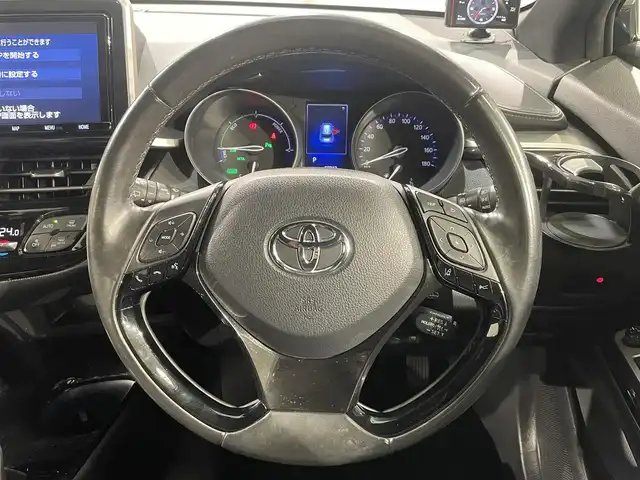 トヨタ Ｃ－ＨＲ G モード ネロ 愛知県 2019(令1)年 8.8万km ブラッキッシュアゲハガラスフレーク 純正９インチナビ/プリクラッシュセーフティ/レーダークルーズコントロール/ブラインドスポットモニター/クリアランスソナー/レーンディパーチャーアラート/電動パーキングブレーキ/ブレーキホールド/シートヒーター/ハーフレザーシート/前後ドライブレコーダー/ビルトインＥＴＣ/バックカメラ/アクセサリーソケット/オートハイビーム/純正フロアマット/純正18インチアルミホイール