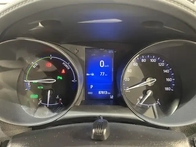トヨタ Ｃ－ＨＲ G モード ネロ 愛知県 2019(令1)年 8.8万km ブラッキッシュアゲハガラスフレーク 純正９インチナビ/プリクラッシュセーフティ/レーダークルーズコントロール/ブラインドスポットモニター/クリアランスソナー/レーンディパーチャーアラート/電動パーキングブレーキ/ブレーキホールド/シートヒーター/ハーフレザーシート/前後ドライブレコーダー/ビルトインＥＴＣ/バックカメラ/アクセサリーソケット/オートハイビーム/純正フロアマット/純正18インチアルミホイール
