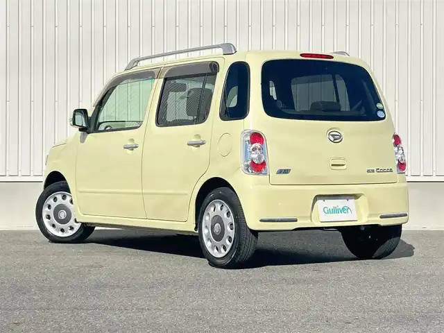 ダイハツ ミラ ココア プラスX 群馬県 2014(平26)年 5.9万km コットンアイボリー 社外ナビ(FM/AM/CD/SD)/TV/ETC/リモコンキー/純正ドアバイザー/フロアマット/純正ホイールキャップ/ウインカーミラー/アイドリングストップ/保証書/取扱説明書