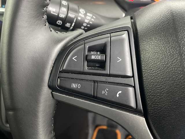 スズキ スペーシア ギア HYBRID XZ 埼玉県 2020(令2)年 4.7万km デニムブルー ガンメタリック 2トーン 純正ナビ　/　（TV/CD/DVD/BT/USB）/ドライブレコーダー/ビルトインＥＴＣ　/前席シートヒーター　/コーナーセンサー　/両側電動スライドドア　/レーダークルーズコントロール　/レーンキープアシスト　/革巻きハンドル　/ＬＥＤヘッドライト　/フォグランプ/ウインカーミラー/ルーフレール　/ドアバイザー