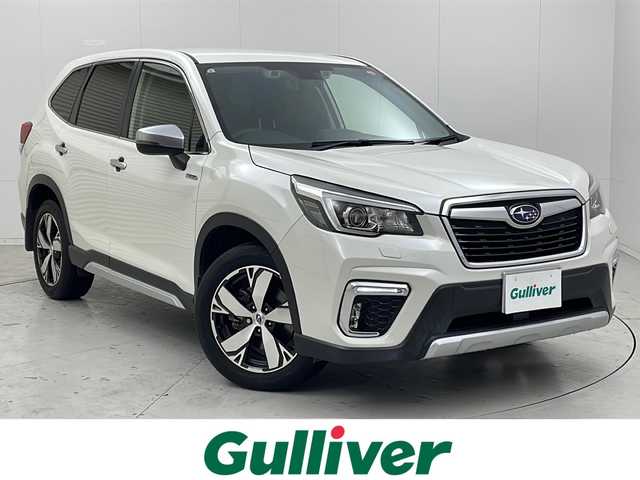 スバル フォレスター ハイブリッド アドバンス 茨城県 2019(令1)年 6.7万km クリスタルホワイトP 純正ナビ/フルセグTV/バックカメラ/ETC/ドライブレコーダー/BSM/追従クルーズコントロール/パドルシフト/電動リアゲート/シートヒーター/コーナーセンサー/LEDヘッドライト