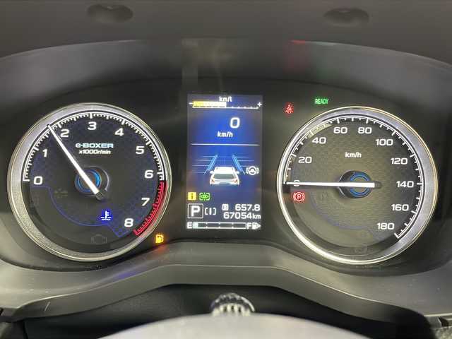 スバル フォレスター ハイブリッド アドバンス 茨城県 2019(令1)年 6.7万km クリスタルホワイトP 純正ナビ/フルセグTV/バックカメラ/ETC/ドライブレコーダー/BSM/追従クルーズコントロール/パドルシフト/電動リアゲート/シートヒーター/コーナーセンサー/LEDヘッドライト