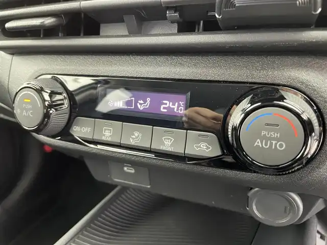 日産 ノート X 富山県 2024(令6)年 3.8万km ピュアホワイトパール 純正9型ナビ【MM223-L】/（AM/FM/USB/SD/BT）/フルセグＴＶ/衝突被害軽減ブレーキ/コーナーセンサー前後/オートLEDヘッドライト/横滑り防止装置/ETC/ドライブレコーダー/スマートキー/プッシュスタート/純正フロアマット/取扱説明書