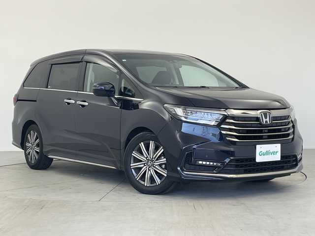 ホンダ オデッセイ アブソルート 愛知県 2021(令3)年 3万km プレミアムヴィーナスブラックP /純正10インチナビ//CD DVD BT フルセグTV FM AM//AppleCarPlay AndroidAuto//アラウンドビューモニター//アダプティブクルーズコントロール//両側パワースライドドア//前後ドライブレコーダー//運転席8ウェイパワーシート//ハーフレザーシート//セカンドシートオットマン//LEDオートヘッドライト//前後シーケンシャルウインカー//前後コーナーセンサー//ホンダセンシング//CMBS衝突軽減ブレーキ//レーンキープアシスト//誤発進抑制機能//ヒルスタートアシスト機能//Hondaスマートパーキングアシストシステム//エコアシストECONモード//ISOFIX//リアクーラー//純正ドアバイザー//純正フロアマット//木目調インストルメントパネル//木目調フロントドアパネル//本革巻ステアリングホイール//スマートキー//スペアキー