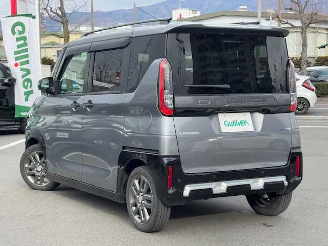 三菱 デリカミニ T プレミアム 千葉県 2023(令5)年 1.4万km ガンＭ 外部検査済み/純正メモリナビ/FM・AM・DVD・CD・フルセグTV/Bluetooth Audio/アラウンドビューモニター/両側パワースライドドア/レーダークルーズコントロール/インテリジェントルームミラー/衝突被害軽減ブレーキ/レーンキープアシスト/ステアリングヒーター/前席シートヒーター/ハーフレザーシート/コーナーセンサー/オートホールド/マイパイロット/スマートキー/ETC