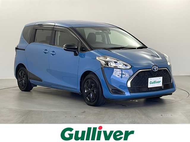 トヨタ シエンタ ハイブリッド G セーフティエディションⅡ 栃木県 2021(令3)年 5.1万km グレイッシュブルー 純正ナビゲーション/型式：NSZT-W68T/【AM/FM/CD/Bluetooth/フルセグTV】/バックカメラ/ビルトインETC/両側パワースライドドア/衝突軽減ブレーキ/車線逸脱警報機能/クルーズコントロール（追従なし）/プッシュスタート/スマートキー/オートライト/LEDヘッドライド/ワンオーナー/取扱説明書/新車時保証書