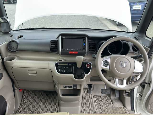 ホンダ Ｎ ＢＯＸ G Lパッケージ 新潟県 2017(平29)年 5万km プレミアムホワイトパールⅡ 片側パワースライドドア/フルセグテレビ/アイドリングストップ/純正ナビ/スマートキー/横滑り防止/ABS/KENWOODスピーカー/ETC