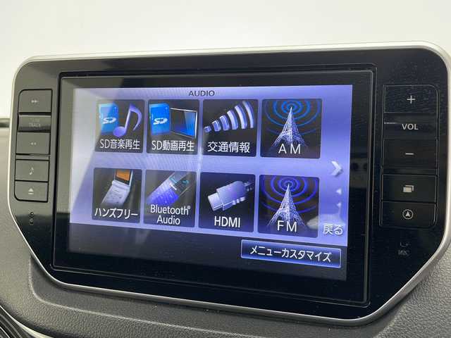 ダイハツ ムーヴ カスタム RS ハイパー SAⅡ 愛知県 2015(平27)年 5.9万km メテオライトグレーイリュージョナルP 衝突軽減システム/純正ナビ/フルセグ/ＣＤ/Bluetooth/バックカメラ/純正アルミホイール/コーナーセンサー/LEDヘッドライト/オートライト/ETC/ステアリングスイッチ/スマートキー/プッシュスタート