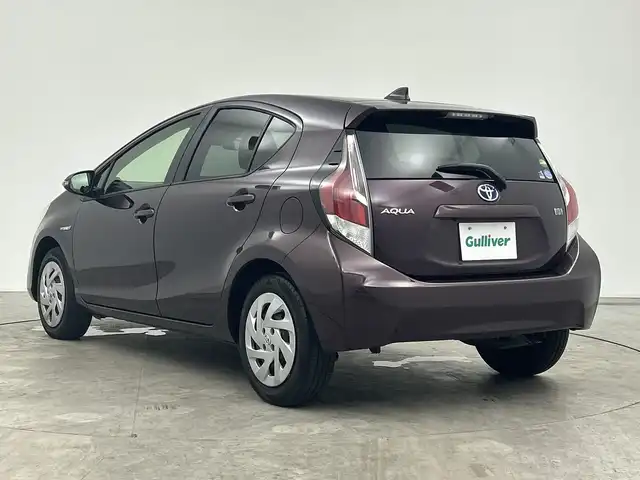 トヨタ アクア G 三重県 2016(平28)年 5.5万km ディープアメジストマイカメタリック 禁煙車/純正9インチナビ/CD/DVD/BT/MSV/フルセグTV/トヨタセーフティセンス/前後ドライブレコーダー/ステアリングリモコン/オートハイビーム/ETC/プッシュスタート/バック・フロントカメラ/スマートキー/スペアキー有り/取扱説明書