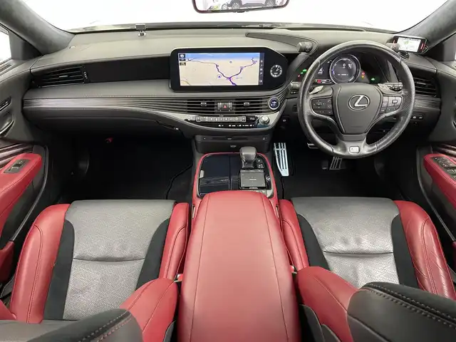 レクサス ＬＳ 500h Fスポーツ 宮城県 2021(令3)年 4.5万km グラファイトブラックガラスフレーク TRDエアロ/4連マフラー/マークレビンソンサウンド/三眼フルLEDヘッドランプ/シーケンシャルターンシグナル/パノラミックビューモニター/BBS製21インチAW/データシステムエアサスコントローラー(ASC683L)/純正EGスターター/AC100Vアクセサリコンセント/デジタルインナーミラー/BSM/パワートランクリッド/アドバンスドパーク/寒冷地仕様/専用キャリパー/純正ドライブレコーダー/ETC2.0/レクサスセーフティ＋/禁煙車/ダンロップタイヤ２０２４年製