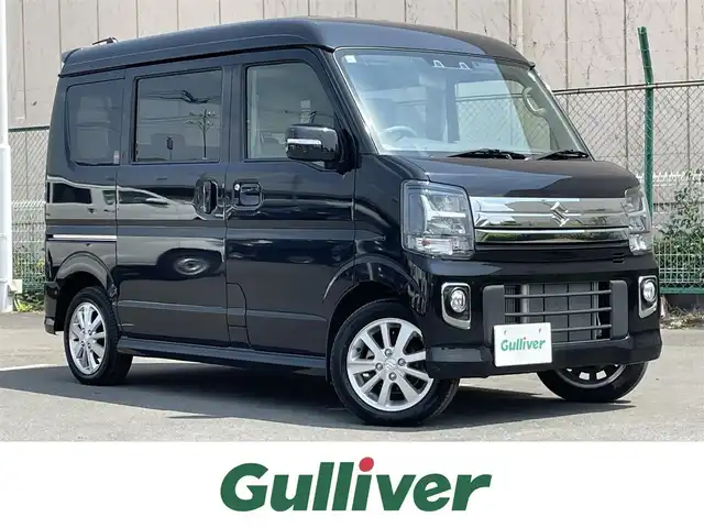 スズキ エブリィ ワゴン PZターボ スペシャル ハイルーフ 東京都 2024(令6)年 1.1万km ブルーイッシュブラックパール3 ストラーダナビ/バックモニター/デュアルカメラブレーキサポート/車線逸脱抑制装置/両側スライドドア/シートヒーター/ETC/アイドリングストップ/横滑り防止措置/ステアリングスイッチ/オートステップ