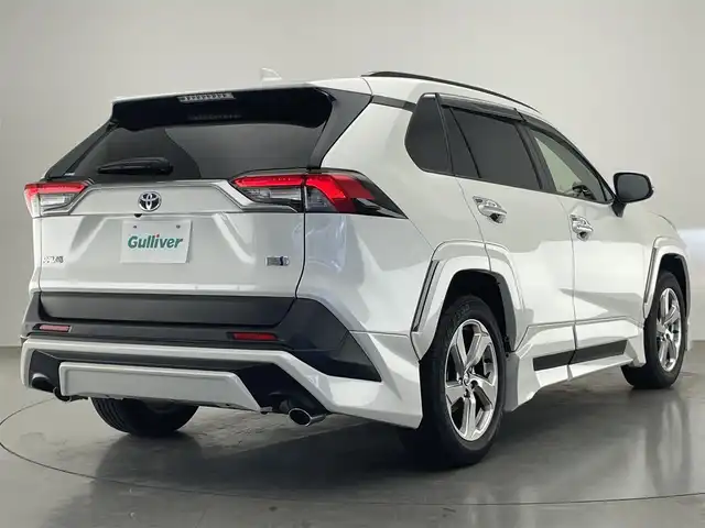 トヨタ ＲＡＶ４ ハイブリットG 愛知県 2021(令3)年 1.6万km ホワイトパールクリスタルシャイン 純正９型ナビ　ＴＲＤ　全方位　ＢＳＭ　禁煙車　純正ツィーター　ルーフレール　ワイヤレス充電　デジイン　セーフティセンス　ＥＴＣ　ドラレコ　黒革　ＬＥＤオートライト　電動リヤゲート　追従クルコン　フォグ