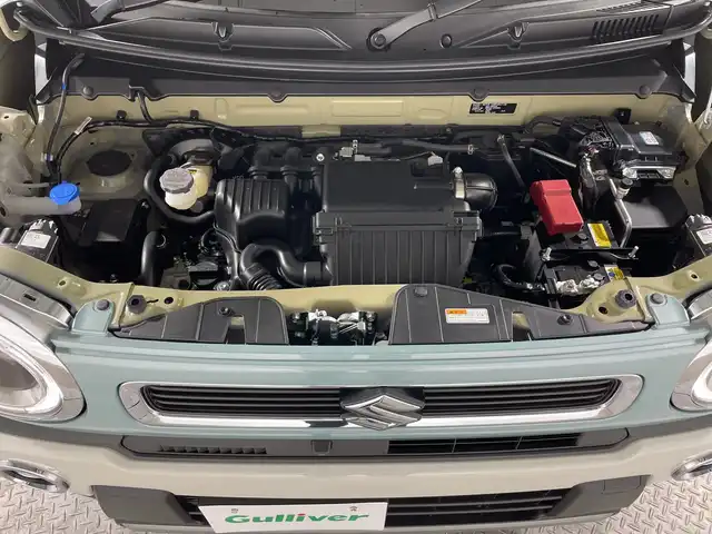 スズキ ハスラー HYBRID X 神奈川県 2025(令7)年 0.1千km オフブルーメタリック/ソフトベージュメタリック 届出済未使用車/スズキセーフティサポート/・デュアルセンサーブレーキサポート/・誤発進抑制機能/・車線逸脱警報機能/・先行車発進お知らせ機能/・標識認識機能/・ハイビームアシスト/純正9型ディスプレイオーディオ/・ナビ/BT/フルセグTV/USB/AppleCarPlay/AndroidAuto/CD/DVD/全方位モニター/シートヒーター(D/N)/アイドリングストップ機能/コーナーセンサー/アダプティブクルーズコントロール/革巻きステアリング/ステアリングスイッチ/ヘッドライトレベライザー/スマートキー/スペアキー(1本)/プッシュスタートボタン/LEDヘッドライト/フォグランプ/電動格納ミラー/ウィンカーミラー/SOSコール/シートリフター/純正15インチアルミホイール