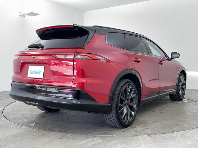 トヨタ クラウン エステート Z 兵庫県 2025(令7)年 0.2万km 赤Ⅱ ・ワンオーナー車/・純正12.3インチナビ/TV/Bluetooth/USB/Miracast/・ビルトインETC2.0/・パノラミックビューモニター/・デジタルインナーミラー/・純正前後ドライブレコーダー/・置くだけ充電/・Toyota Safety Sense/・トヨタチームメイト/・アドバンストパーク/・プリクラッシュセーフティ/・緊急時操舵支援/・フロントクロストラフィックアラート/・レーンチェンジングアシスト/・レーントレーシングアシスト/・レーンディパチャーアラート/・レーダークルーズコントロール/・アダプティブハイビームアシスト/・ロードサインアシスト/・ドライバー異常対応システム/・プロアクティブドライビング/・発進遅れ告知機能/・ブラインドスポットモニター/・安心降車アシスト/・後方車両接近告知/・周辺車両接近時サポート/・パーキングサポート/・本革シート/・前席パワーシート/・前席シートヒーター/・前席シートベンチレーション/・ステアリングヒーター/・nanoeX/・パドルシフト/・パワーバックドア/・AC100V1500W電源/・ステアリングスイッチ/・アドバンストパーク