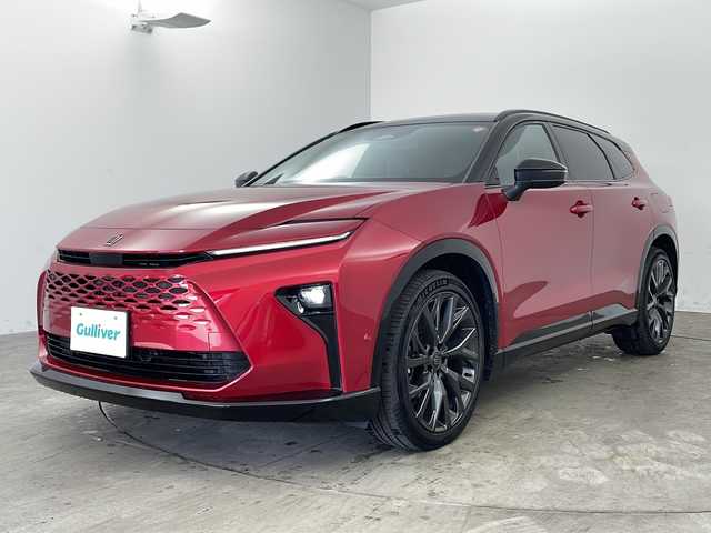 トヨタ クラウン エステート Z 兵庫県 2025(令7)年 0.2万km 赤Ⅱ ・ワンオーナー車/・純正12.3インチナビ/TV/Bluetooth/USB/Miracast/・ビルトインETC2.0/・パノラミックビューモニター/・デジタルインナーミラー/・純正前後ドライブレコーダー/・置くだけ充電/・Toyota Safety Sense/・トヨタチームメイト/・アドバンストパーク/・プリクラッシュセーフティ/・緊急時操舵支援/・フロントクロストラフィックアラート/・レーンチェンジングアシスト/・レーントレーシングアシスト/・レーンディパチャーアラート/・レーダークルーズコントロール/・アダプティブハイビームアシスト/・ロードサインアシスト/・ドライバー異常対応システム/・プロアクティブドライビング/・発進遅れ告知機能/・ブラインドスポットモニター/・安心降車アシスト/・後方車両接近告知/・周辺車両接近時サポート/・パーキングサポート/・本革シート/・前席パワーシート/・前席シートヒーター/・前席シートベンチレーション/・ステアリングヒーター/・nanoeX/・パドルシフト/・パワーバックドア/・AC100V1500W電源/・ステアリングスイッチ/・アドバンストパーク