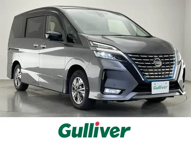 日産 セレナ e－パワー ハイウェイスター V 愛知県 2019(令1)年 3.9万km ダークメタルグレー/ダイヤモンドブラック 純正１０型ナビ　シートヒーター　禁煙　全方位カメラ　ＢＳＭ　ハンドルヒーター　寒冷地　ＥＴＣ　ツートンカラー　　コーナーセンサー　両側パワスラ　純正ドラレコ　ＬＥＤオートライト　フォグ　衝突軽減装置