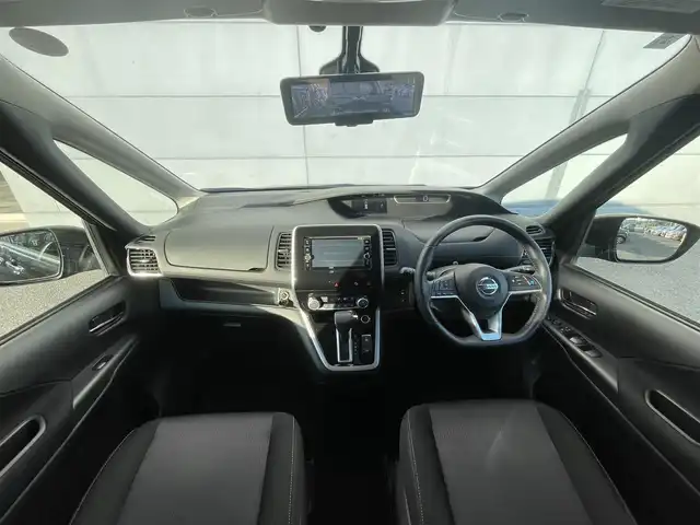 日産 セレナ ハイウェイスター Vセレクション 千葉県 2018(平30)年 3.5万km ダイヤモンドブラック セーフティパックB/プロパイロット/・衝突軽減ブレーキ/レーンキープアシスト/・レーダークルーズコントロール/クリアランスソナー/純正SDナビ(MM317D-W)/・フルセグ/BT/DVD/CD/AUX/アラウンドビューモニター/ステアリングスイッチ/ETC/デジタルインナーミラー/電動パーキングブレーキ/ブレーキホールド/両側パワースライドドア/LEDヘッドライト/オートライト/フォグライト/スマートキー/プッシュスタート/純正フロアマット/純正16インチAW