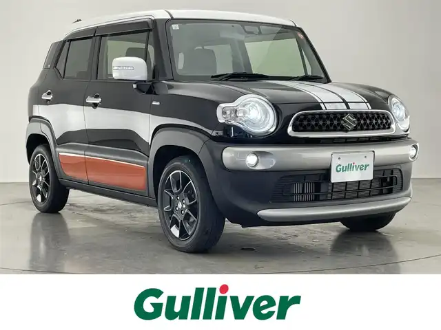 スズキ クロスビー HYBRID MZ 愛知県 2019(平31)年 3.6万km スーパーブラックパール 3トーンコーディネート 純正８型ナビ　シートヒーター　禁煙車　フルセグＴＶ　Ｂｌｕｅｔｏｏｔｈ　ＵＳＢ端子　ＥＴＣ　クルコン　デュアルセンサーブレーキ　衝突軽減　車線逸脱　パーキングセンサー　ＬＥＤオートライト　パドルシフト