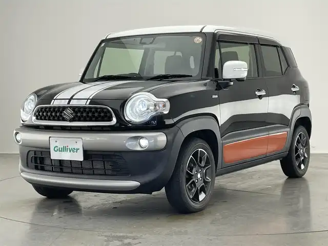 スズキ クロスビー HYBRID MZ 愛知県 2019(平31)年 3.6万km スーパーブラックパール 3トーンコーディネート 純正８型ナビ　シートヒーター　禁煙車　フルセグＴＶ　Ｂｌｕｅｔｏｏｔｈ　ＵＳＢ端子　ＥＴＣ　クルコン　デュアルセンサーブレーキ　衝突軽減　車線逸脱　パーキングセンサー　ＬＥＤオートライト　パドルシフト