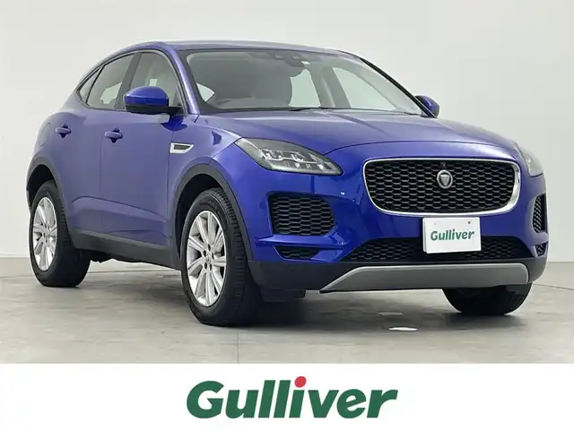 ジャガー Ｅペース 千葉県 2018(平30)年 8.7万km 青 禁煙車/純正ナビ/Bluetooth/フルセグTV/全方位カメラ/レーダークルーズコントロール/レーンキープ/衝突被害軽減ブレーキ/電子パーキングブレーキ/ドライブモードセレクト/マニュアルモード/スペアキー