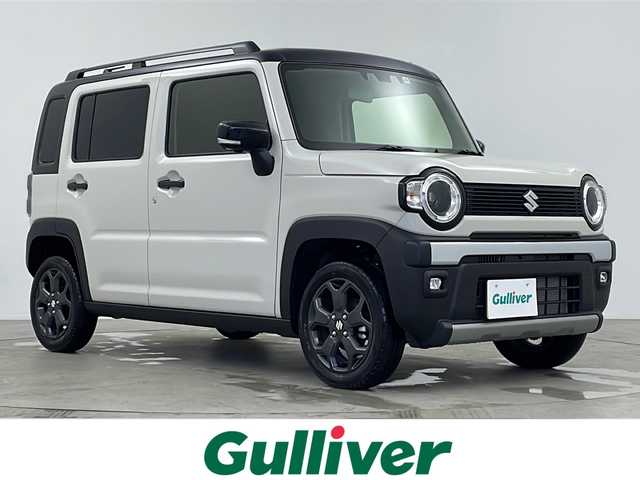 スズキ ハスラー タフワイルド・ターボ 鹿児島県 2024(令6)年 0.5万km ベージュ 衝突軽減ブレーキ/純正メーカー9型ナビ/Bluetooth DVD再生可/全方位カメラ/前席シートヒーター /レーダークルーズコントロール/パドルシフト/革巻きステアリング/ステアリングスイッチ/シートリフター/LEDヘッドライト/フォグライト /オートライトコントロール/ウインカーミラー/電動格納ミラー/スマートキー/エンジンプッシュスタート