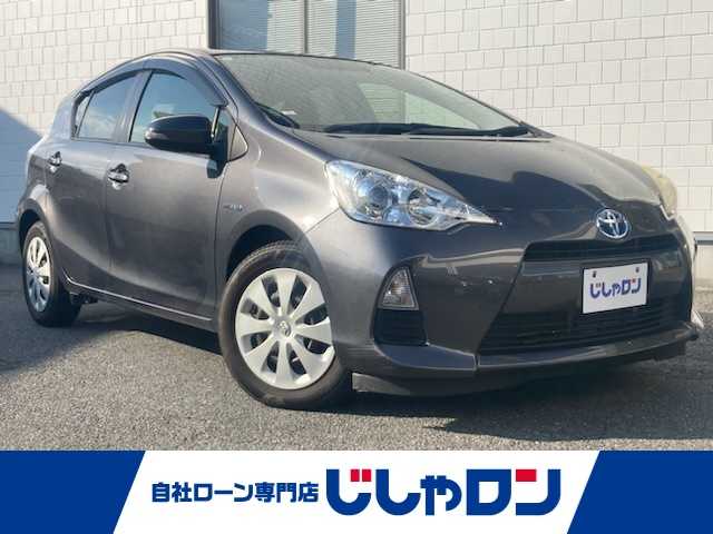 トヨタ アクア G 三重県 2012(平24)年 7.4万km グレーメタリック (株)IDOMが運営する【じしゃロン四日市店】の自社ローン専用車両になります。こちらは現金またはオートローンご利用時の価格です。自社ローンご希望の方は別途その旨お申付け下さい/純正SDナビ（CD/AM/FM/BT）/ワンセグTV/ドライブレコーダー/ETC/エンジンスタートボタン/スマートキー