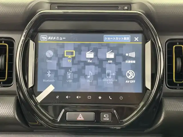 スズキ ハスラー HYBRID X 栃木県 2025(令7)年 0.1千km クールカーキパールメタリック/ソフトベージュメタリック 登録済み未届車/４WD/全方位モニター付きナビゲーション/（ＣＤ/フルセグＴＶ/Bluetooth）/スズキセーフティサポート/シートヒーター/オートライト/LEDヘッドライト/横滑り防止装置/スマートキー/プッシュスタート/アイドリングストップ/電動格納ミラー/純正アルミホイール