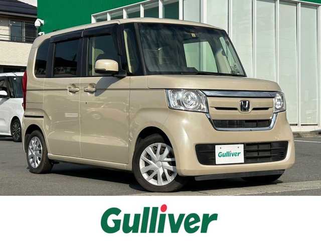 ホンダ Ｎ ＢＯＸ G L ホンダセンシング 静岡県 2020(令2)年 0.9万km プレミアムアイボリーパールⅡ 社外SDナビ（Bluetooth、CD、DVD、フルセグTV）/バックカメラ/ETC/前方ドラレコ/追従走行有クルコン/スマートキー/純正フロアマット/片側パワスラ/アイドリングストップ/D+N席シートヒーター/プッシュスタート/オートライト/オートエアコン/ベンチシート/横滑り防止装置/キセノンヘッドライト/ダブルエアバッグ/衝突被害軽減システム/レーンキープアシスト