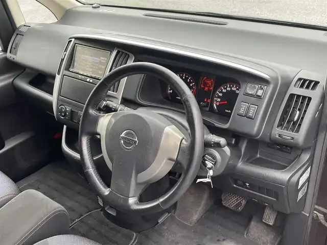 日産 セレナ ハイウェイスター Vセレクション 栃木県 2010(平22)年 15.4万km ディープカシス 両側パワースライドドア/アルパイン製フリップダウンモニター/ETC/純正ナビ/CD/DVD/Bluetooth/フルセグTV/バックカメラ