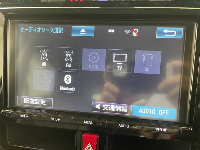 トヨタ タンク カスタムG S 岐阜県 2017(平29)年 7.8万km パールホワイトⅢ 純正9インチSDナビ【NSZT-Y66T】/フルセグ/BT/CD/DVD/全周囲カメラ/革巻きステアリング/ステアリングリモコン/クルーズコントロール/両側パワースライドドア/前方ドラレコ/LEDライト/オートライト/シートカバー/シートヒーター(D/N席)/衝突軽減ブレーキ/横滑り防止装置