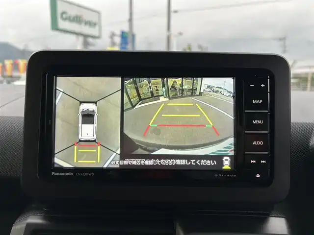 ダイハツ タフト G ターボ ダーククロムベンチャー 愛媛県 2022(令4)年 4.2万km ブラックマイカメタリック Strada7型ナビ/全方位カメラ/ガラスルーフ/デジタルインナーミラー/スマートアシスト/レーダークルーズコントロール/クリアランスソナー/衝突被害軽減装置/車線逸脱防止装置/前後ドライブレコーダー/アイドリングストップ/LEDヘッドライト/オートライト/オートマチックハイビーム/ルーフレール/ステアリングリモコン/純正ドアバイザー/電動パーキングブレーキ/AutoHold機能/ETC/現状サマー(純正AW)(165/65/R15)/YOKOHAMA BluEarth-RV RV03CK