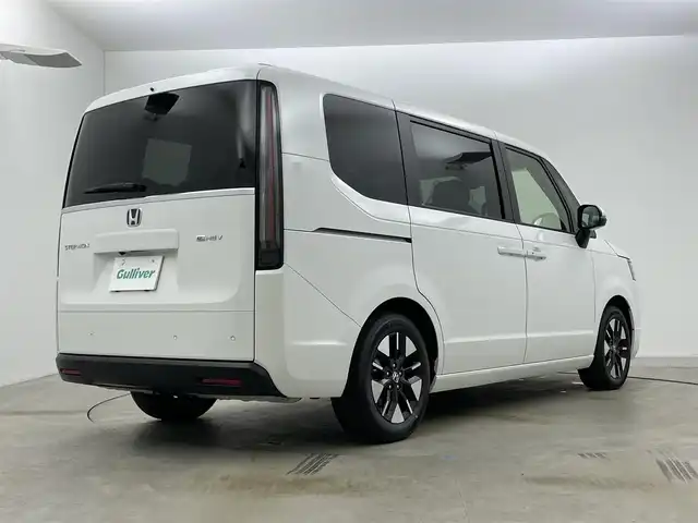 ホンダ ステップワゴン eHEV エアー EX 岡山県 2025(令7)年 0.1千km プラチナホワイトパール 登録済未使用車/純正１１．4型ナビ/　「BT/フルセグ/DVD/Carplay/USB」/　型式：LXM-247VFLi/ブラインドスポットモニター/電動リアゲート　/バックカメラ　/レーダークルーズコントロール/両側パワースライドドア　/オートハイビーム/ＬＥＤヘッドライト/前席シートヒーター　/衝突軽減システム/車線逸脱防止システム/横滑り防止装置/純正16インチアルミ/純正フロアマット/コーナーセンサー（前後）/パドルシフト/オートブレーキホールド/プッシュスタート/スマートキー×2/保証書/取扱説明書