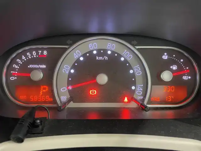 ダイハツ ミラ ココア プラスX 愛知県 2015(平27)年 5.9万km ムースピンクパール 社外ナビ　/(CD/DVD/フルセグＴＶ/Bluetooth)/バックカメラ　/アイドリングストップ　/ＬＥＤヘッドライト　/フロントフォグライト　/ルーフレール　/スマートキー　/フロアマット/ドアバイザー