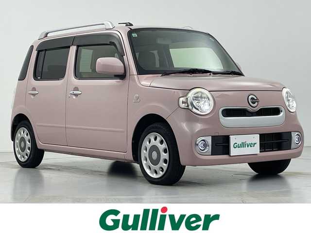 ダイハツ ミラ ココア プラスX 愛知県 2015(平27)年 5.9万km ムースピンクパール 社外ナビ　/(CD/DVD/フルセグＴＶ/Bluetooth)/バックカメラ　/アイドリングストップ　/ＬＥＤヘッドライト　/フロントフォグライト　/ルーフレール　/スマートキー　/フロアマット/ドアバイザー