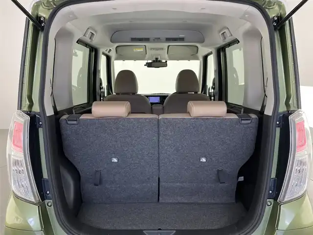 日産 デイズ ルークス ハイウェイスター Gターボ 愛知県 2018(平30)年 7.4万km ホワイトソリッド/プレミアムオリーブM 純正ナビ　全方位カメラ　クルコン　禁煙車　両側パワスラ　フルセグＴＶ　Ｂｌｕｅｔｏｏｔｈ　衝突軽減　クルコン　純正ドラレコ　ＥＴＣ　コーナーセンサー　ロールシェード　ハーフレザー　ＬＥＤライト　フォグ　ツートンカラー　ステスイ　純正フロアマット　リアサーキュレーター　ツートンカラー