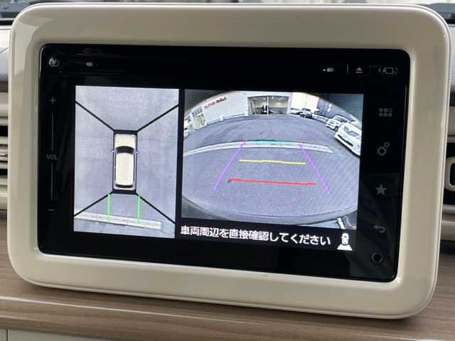 スズキ ラパン S 群馬県 2015(平27)年 2.1万km ブルーイッシュブラックパール3 レーダーブレーキサポート/全周囲カメラ/純正SDナビ/CD/フルセグTV/Bluetooth/運転席シートヒーター/スマートキー/純正キセノンヘッドライト/プッシュスタート/アイドリングストップ/本革巻きステアリング/ドアバイザー/純正フロアマット