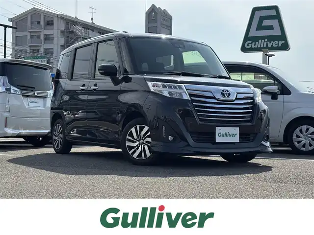 トヨタ ルーミー カスタムG 大分県 2019(令1)年 6.3万km ブラックマイカメタリック 社外ナビ(MDV-D3078TW)/(CD/BT/SD/USB/iPod)/ワンセグTV/全周囲カメラ/ETC/両側パワースライドドア/衝突軽減ブレーキ/コーナーセンサー/クルーズコントロール/前後ドライブレコーダー/前席シートヒーター/LEDヘッドライト/オートライト/オートハイビーム/フォグランプ/スマートキー/電動格納ミラー/オートリトラミラー/ステアリングリモコン/革巻きステアリング/純正アルミ14インチ