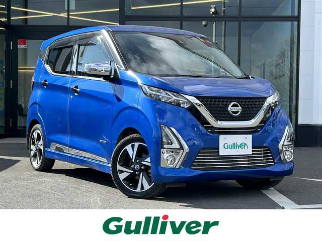 日産 デイズ HWS G ターボ プロパイロットED 愛知県 2019(令1)年 1.3万km オーシャンブルーP 純正ナビ（MJ118D-W）/バックカメラ/全方位カメラ/Bluetooth / CD / フルセグ/アラウンドビューモニター/プロパイロット/純正15インチAW/スタットレスタイヤ/純正LEDヘッドライト/オートライト/フォグランプ/前後コーナーセンサー/横滑り防止/衝突被害軽減システム/純正フロアマット/クルーズコントロール/アイドリングストップ/ハンズフリー/スペアキー1本/スマートキー