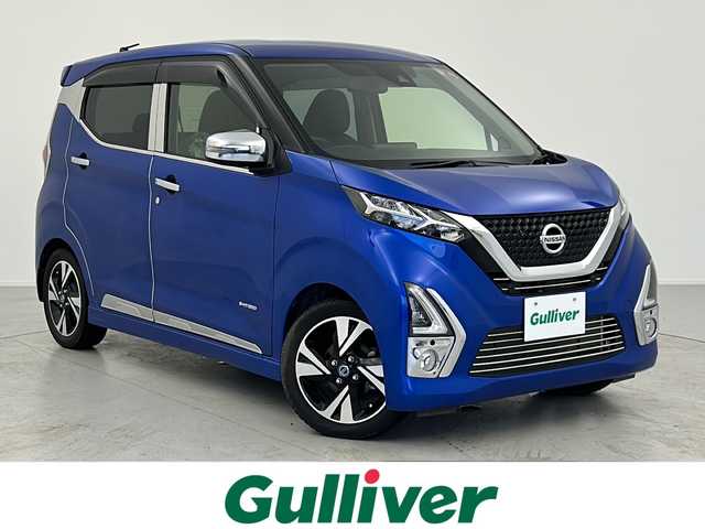 日産 デイズ HWS G ターボ プロパイロットED 愛知県 2019(令1)年 1.3万km オーシャンブルーP 純正ナビ（MJ118D-W）/バックカメラ/全方位カメラ/Bluetooth / CD / フルセグ/アラウンドビューモニター/プロパイロット/純正15インチAW/スタットレスタイヤ/純正LEDヘッドライト/オートライト/フォグランプ/前後コーナーセンサー/横滑り防止/衝突被害軽減システム/純正フロアマット/クルーズコントロール/アイドリングストップ/ハンズフリー/スペアキー1本/スマートキー