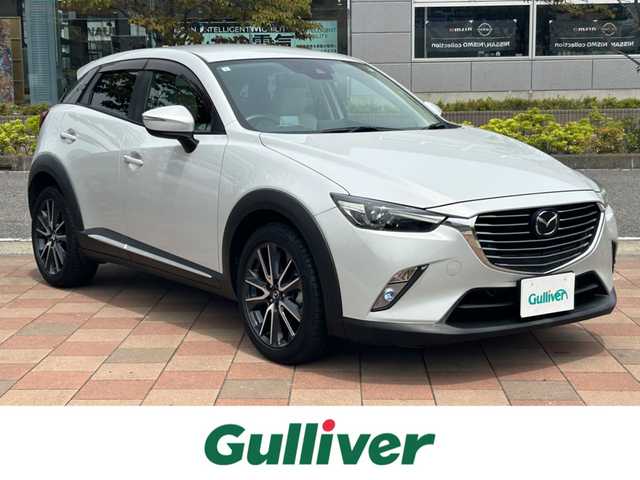 マツダ ＣＸ－３ XD Lパッケージ 福島県 2017(平29)年 6.2万km セラミックM 純正ナビゲーション/【USB/BT/AUX】/バックカメラ/ETC/ドライブレコーダー/前席シートヒーター/ステアリングヒーター/運転席パワーシート/運転席シートメモリー/パドルシフト/ブラインドスポット/レーンキープアシスト/アダプティブクルーズコントロール/ヘッドアップディスプレイ/純正フロアマット/＊助手席分欠品/ドアバイザー