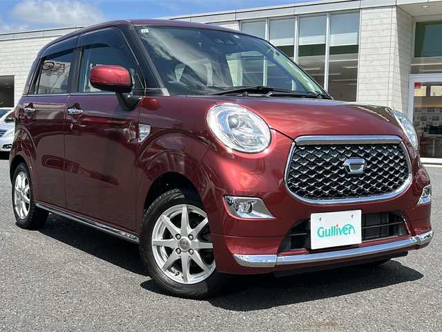 ダイハツ キャスト スタイル GプライムコレSAⅢ 千葉県 2017(平29)年 4.6万km ファイアークォーツレッドM 社外メモリナビ【MDV-D5048TW】/フルセグTV/Bluetooth/DVD/CD/バックカメラ/衝突軽減ブレーキ/レーンキープアシスト/ハーフレザーシート/オートハイビーム/アイドリングストップ/LEDヘッドライト/フォグランプ/社外14インチアルミホイール/スマートキー/スペアキー/保証書/取扱説明書