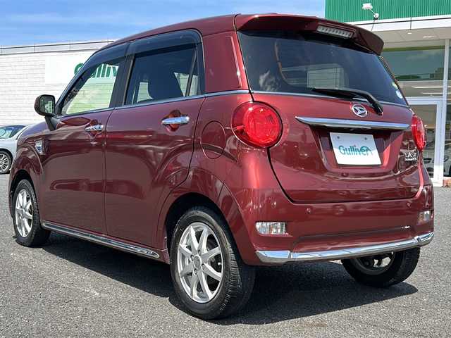 ダイハツ キャスト スタイル GプライムコレSAⅢ 千葉県 2017(平29)年 4.6万km ファイアークォーツレッドM 社外メモリナビ【MDV-D5048TW】/フルセグTV/Bluetooth/DVD/CD/バックカメラ/衝突軽減ブレーキ/レーンキープアシスト/ハーフレザーシート/オートハイビーム/アイドリングストップ/LEDヘッドライト/フォグランプ/社外14インチアルミホイール/スマートキー/スペアキー/保証書/取扱説明書