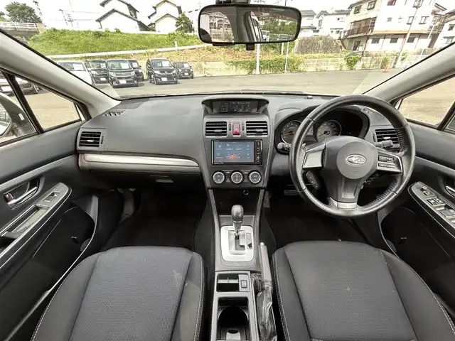 スバル インプレッサ Ｇ４ 2．0i アイサイト 岡山県 2013(平25)年 11.6万km サテンホワイトパール ４WD/純正ナビ CN-S310WD/純正ドライブレコーダー/社外ETC/バックカメラ/クルーズコントロール/プッシュスタート/スペアキー/アイドリングストップ/純正フロアマット/純正アルミホイール/横滑り防止装置/レーンキープアシスト/衝突被害軽減システム/コーナーセンサー/ウインカーミラー/ドアバイザー