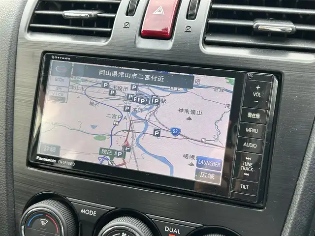 スバル インプレッサ Ｇ４ 2．0i アイサイト 岡山県 2013(平25)年 11.6万km サテンホワイトパール ４WD/純正ナビ CN-S310WD/純正ドライブレコーダー/社外ETC/バックカメラ/クルーズコントロール/プッシュスタート/スペアキー/アイドリングストップ/純正フロアマット/純正アルミホイール/横滑り防止装置/レーンキープアシスト/衝突被害軽減システム/コーナーセンサー/ウインカーミラー/ドアバイザー